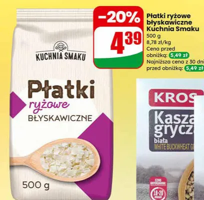 Kasza gryczana biała promocja w Dino