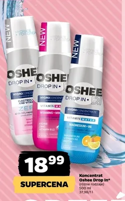 Koncentrat Oshee Drop In red grape dragonfruit promocja w Netto