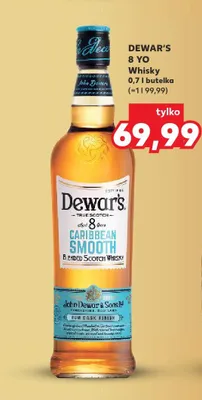 Whisky Dewar's 8 YO Caribbean Smooth promocja w Kaufland