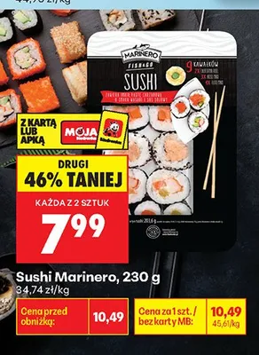 Sushi Marinero promocja w Biedronka