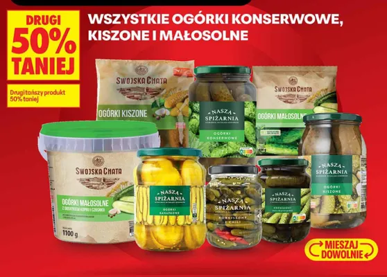 Ogórki kiszone Nasza Spiżarnia promocja w Biedronka