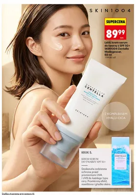Krem-serum do twarzy SKIN1004 Centella Madagascar SPF 50+ promocja w Biedronka