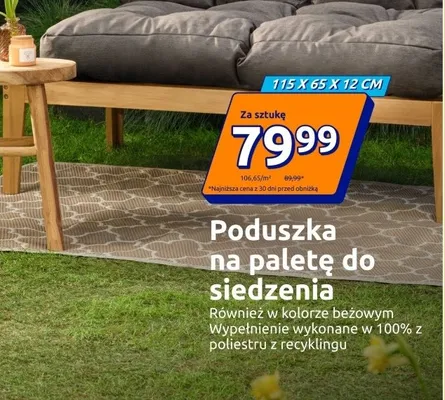 Poduszka na paletę do siedzenia promocja w Action