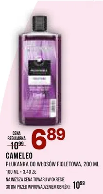 Płukanka do włosów fioletowa promocja w Drogerie Natura