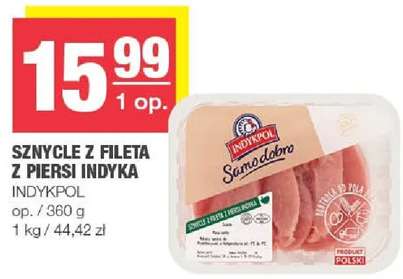 Sznycle z fileta z piersi indyka promocja w SPAR
