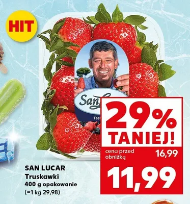 Lody truskawki promocja w Kaufland
