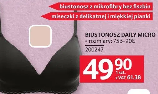 Biustonosz daily micro promocja w Selgros