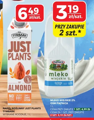 Napój roślinny migdałowy promocja w Top Market