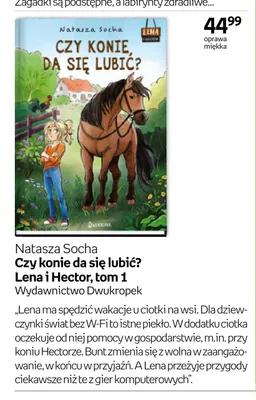 Książka Czy konie da się lubić? Lena i Hector tom 1 promocja w Empik
