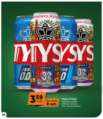 Piwo bezalkoholowe Tyskie promocja w Groszek