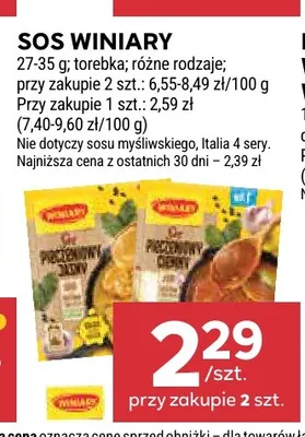 Sos Winiary promocja w Stokrotka