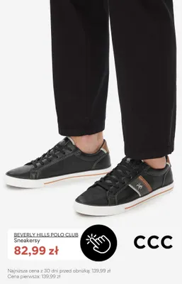 Buty męskie sneakersy Beverly Hills Polo Club promocja w CCC