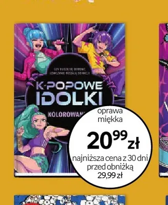 Książka K-popowe idolki. Kolorowanka promocja w Empik
