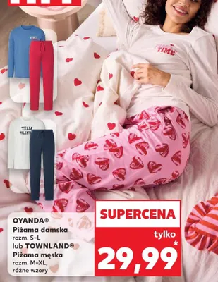 Piżama męska rozm. M-XL, różne wzory promocja w Kaufland