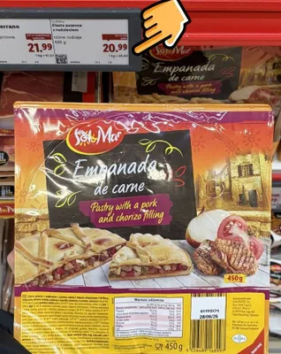 Ciasto pszenne z nadzieniem Sol&Mar Empanada de carne promocja w Lidl