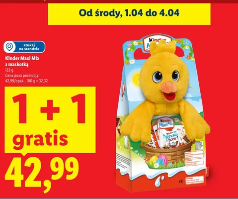 Słodycze Maxi Mix z maskotką promocja w Lidl