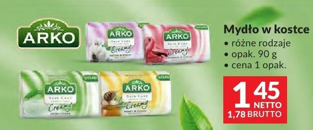 Mydło w kostce Arko promocja w Makro