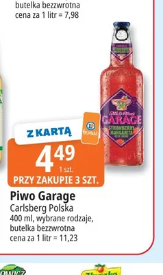 Piwo Garage Strawberry Margarita promocja w Leclerc