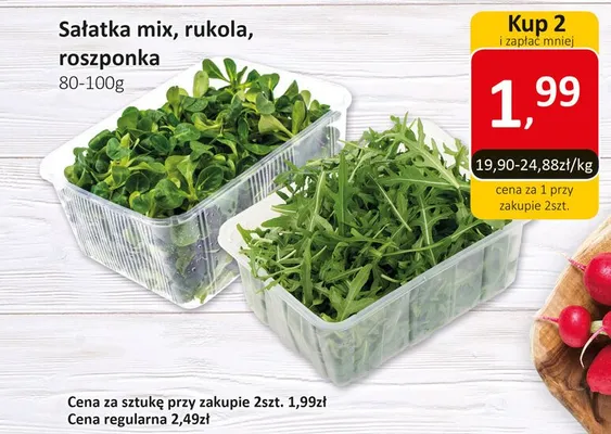 Rukola promocja w Market Point