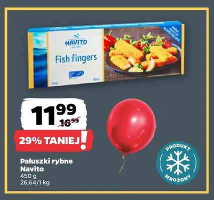 Paluszki rybne Navito promocja w Netto