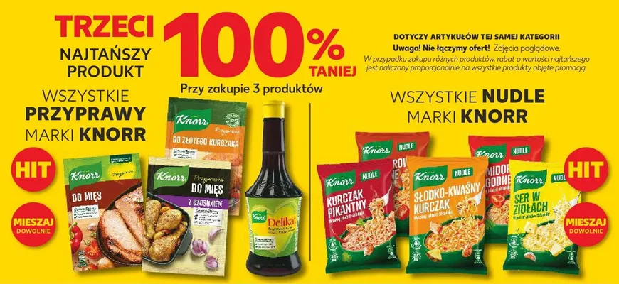 Nudle słodko-kwaśny kurczak promocja w Kaufland
