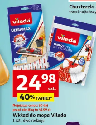Wkład do mopa, 1 szt., dwa rodzaje promocja w Auchan