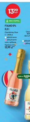 Wino bezalkoholowe musujące F'alko Rose promocja w Żabka