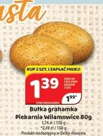 Bułka grahamka Piekarnia Wilamowice promocja w Delfin