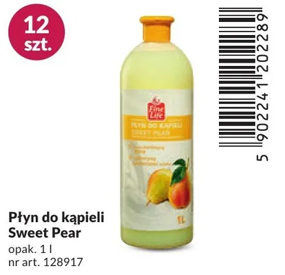 Płyn do kąpieli Sweet Pear promocja w Makro