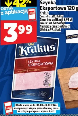 Szynka Eksportowa promocja w TOPAZ