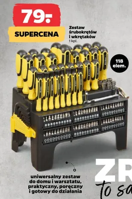 Zestaw śrubokrętów i wkrętaków Techliner promocja w Netto