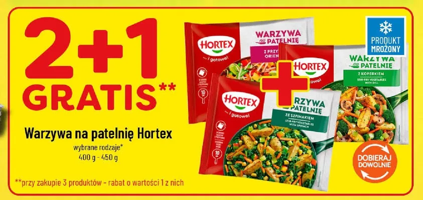Warzywa na patelnię z koperkiem Hortex promocja w POLOmarket