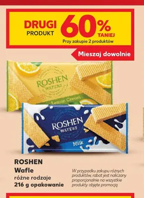 Wafle Roshen promocja w Kaufland