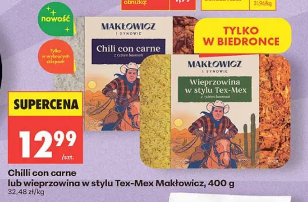 Wieprzowina w stylu Tex-Mex Makłowicz promocja w Biedronka