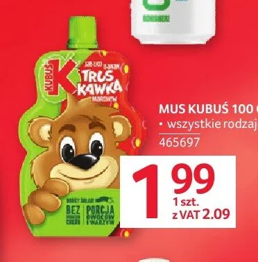 Mus Kubuś Truskawka promocja w Selgros