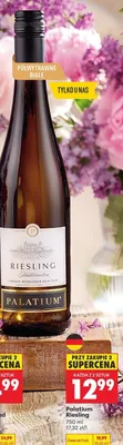 Wino Palatium Riesling półwytrawne promocja w Biedronka