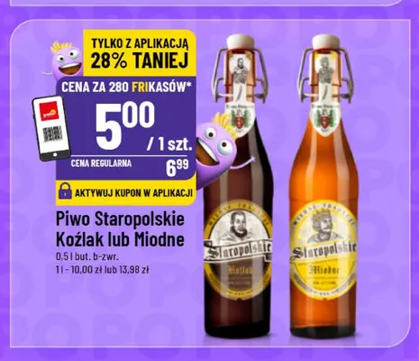 Piwo Staropolskie dyniowe promocja w POLOmarket