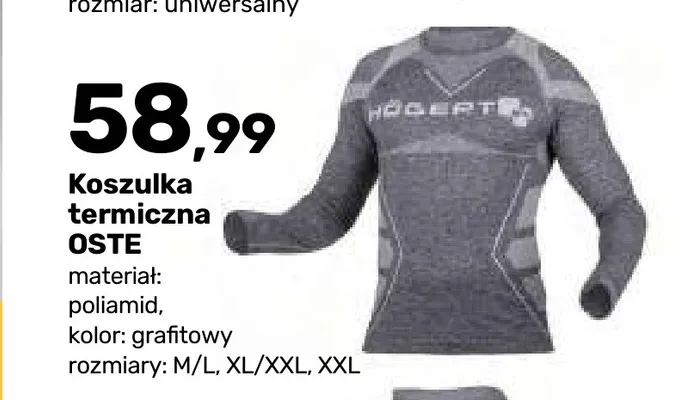 Koszulka termiczna OSTE promocja w Bricomarche