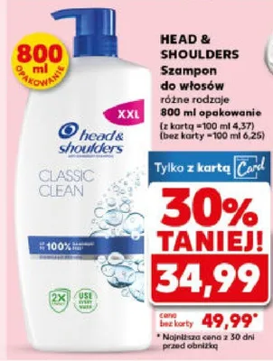 Szampon do włosów różne rodzaje promocja w Kaufland