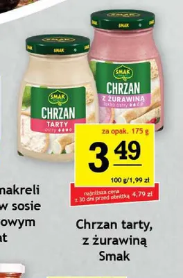 Chrzan z żurawiną Smak promocja w Gram Market