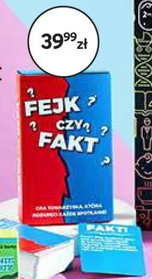 Gra Fejk Czy Fakt Gift Republic promocja w Empik