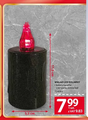 Wkład LED solarny promocja w Selgros