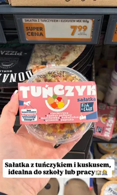 Sałatka z tuńczykiem i kuskusem mix Fish & Chill promocja w Biedronka