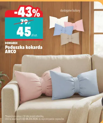 Poduszka promocja w Biedronka Home