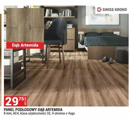 Panel podłogowy Dąb Artemida Swiss Krono promocja w Merkury Market
