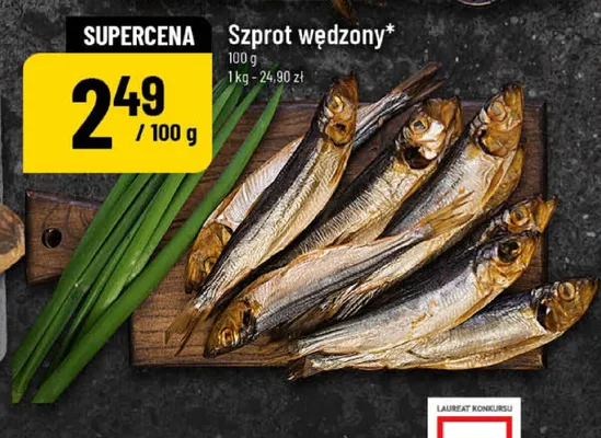 Szprot wędzony promocja w POLOmarket
