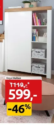 Regał Holten promocja w Black Red White
