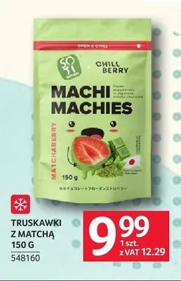 Truskawki w czekoladzie matcha Machi Machies promocja w Selgros