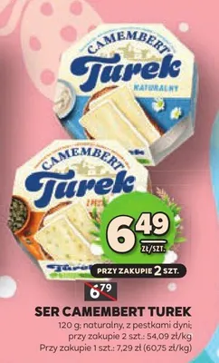 Ser camembert promocja w Stokrotka