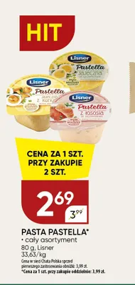 Pasta Pastella jajeczna ze szczypiorkiem Lisner promocja w Chata Polska